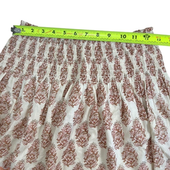 Marea Paloma Smocked Floral Print Mini Skirt - Picture 5 of 8